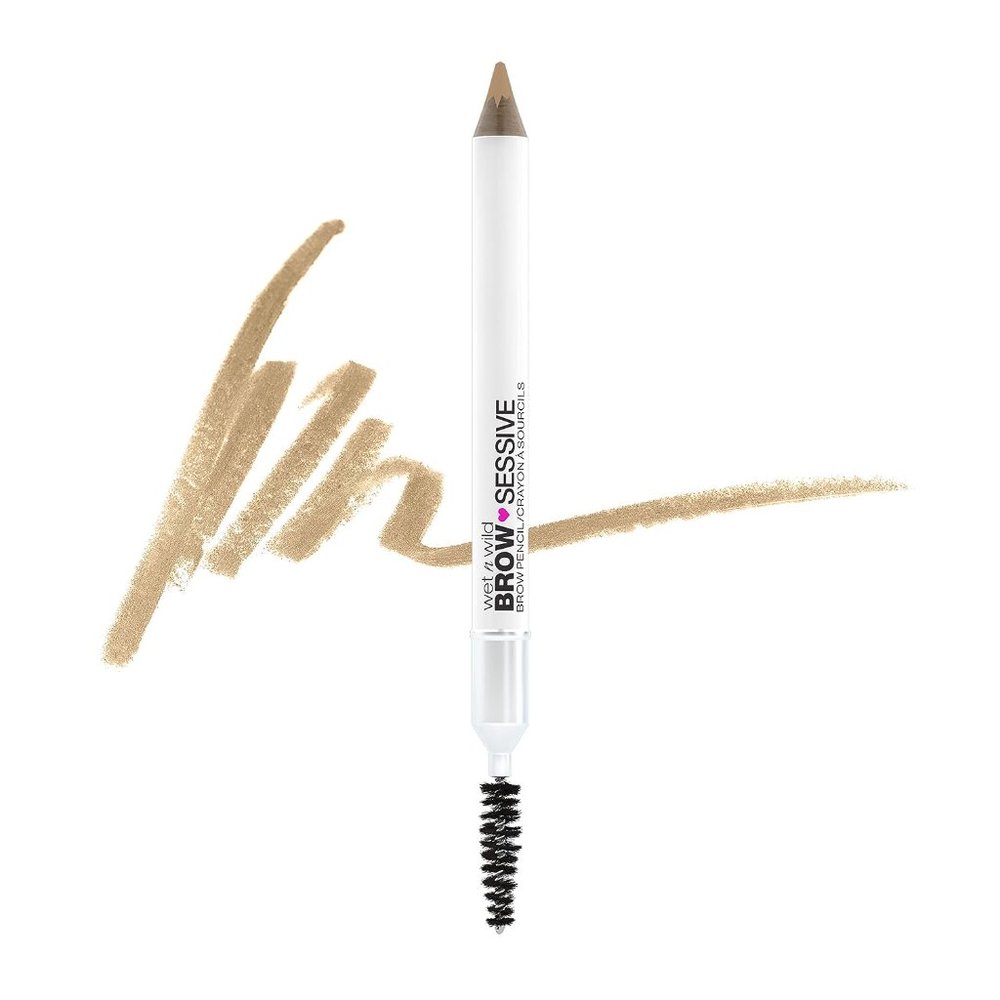 Eyebrow Pencil By Wet n Wild Brow-Sessive Brow Makeup Pencil Liner Blending Brus